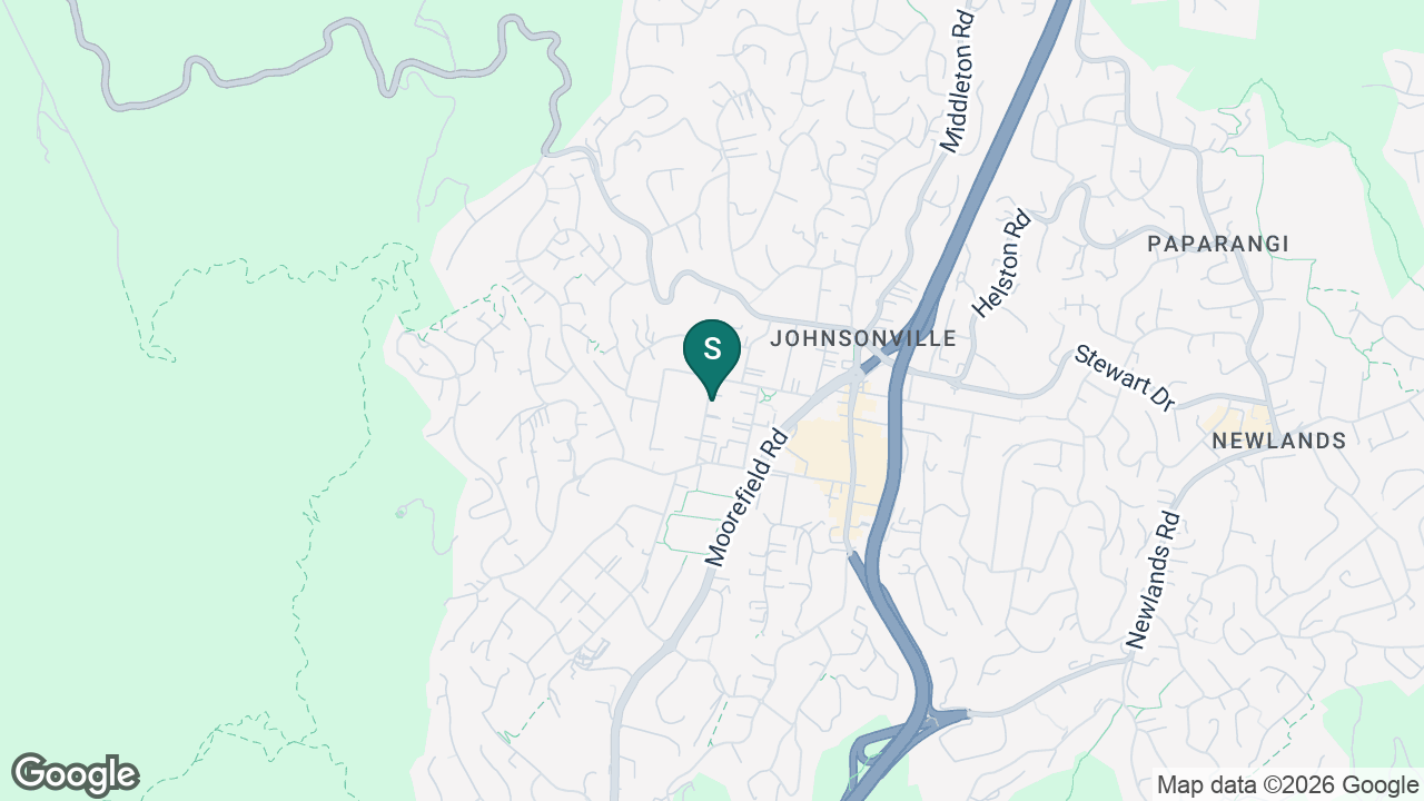 St Brigids School (Johnsonville) static school zone map