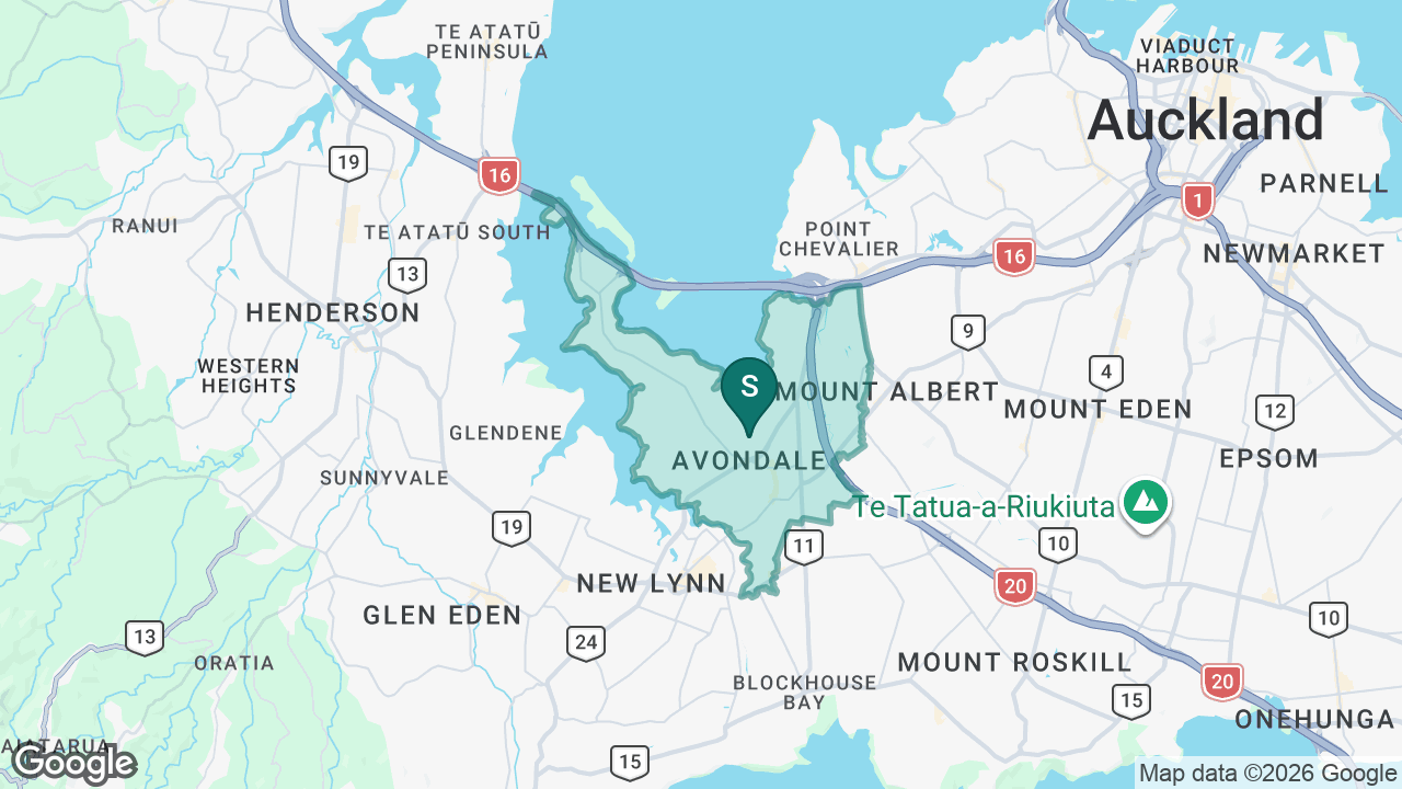 Avondale Intermediate static school zone map