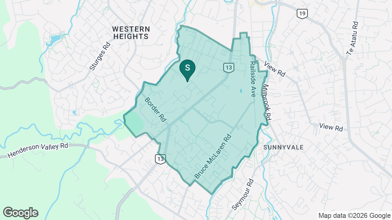 Henderson South School static school zone map