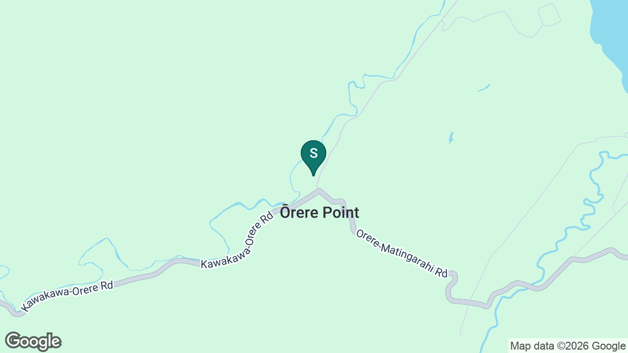 Orere School static school zone map