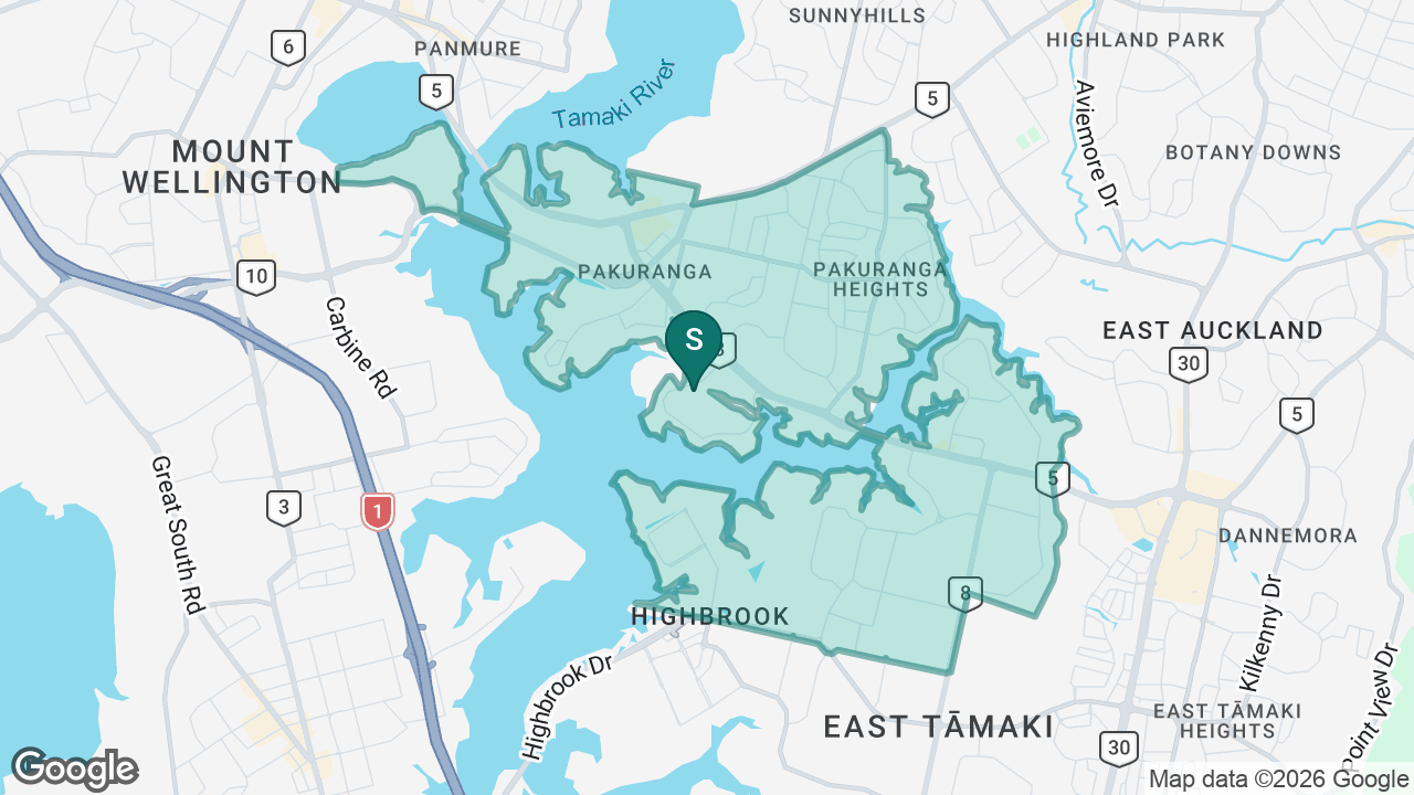 Edgewater College static school zone map