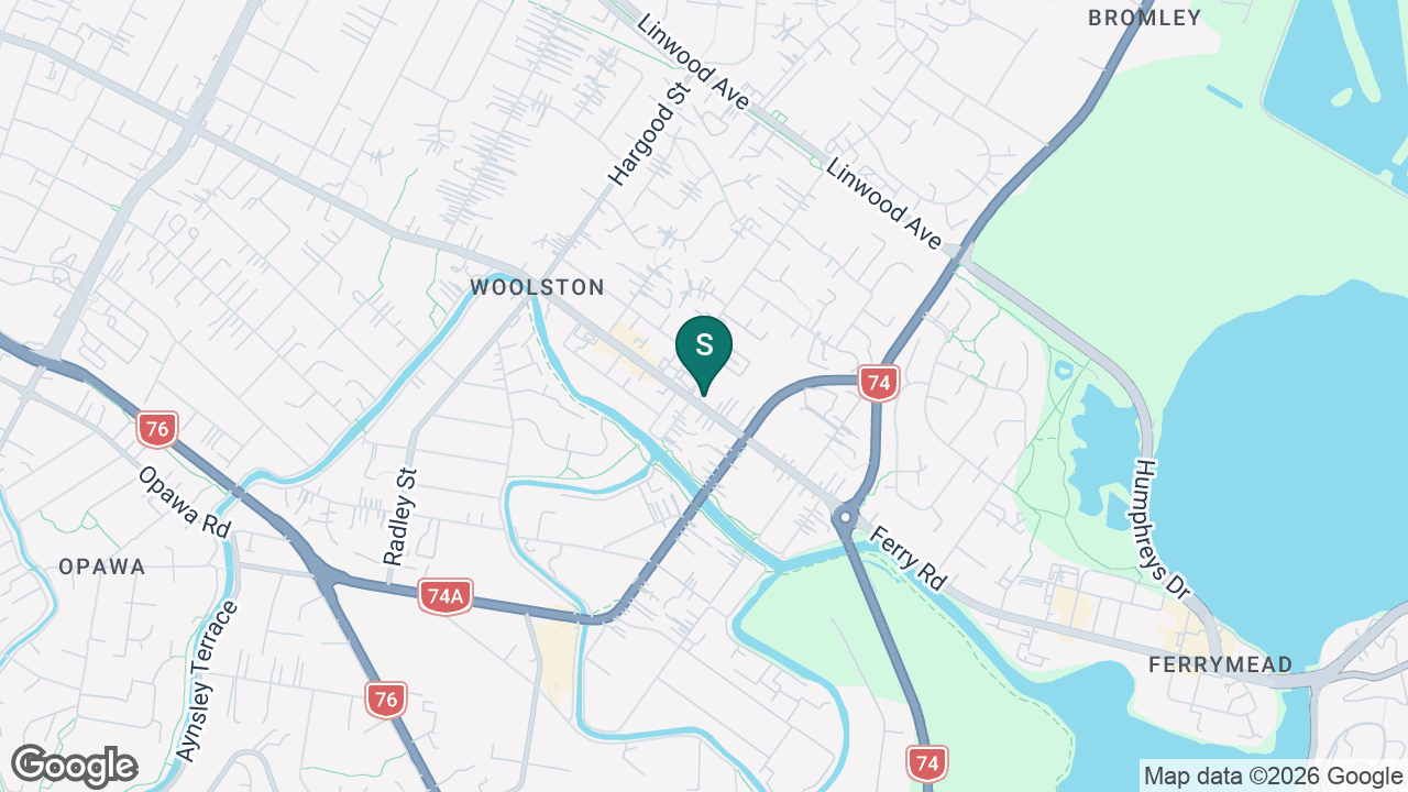 St Anne's School (Woolston) static school zone map