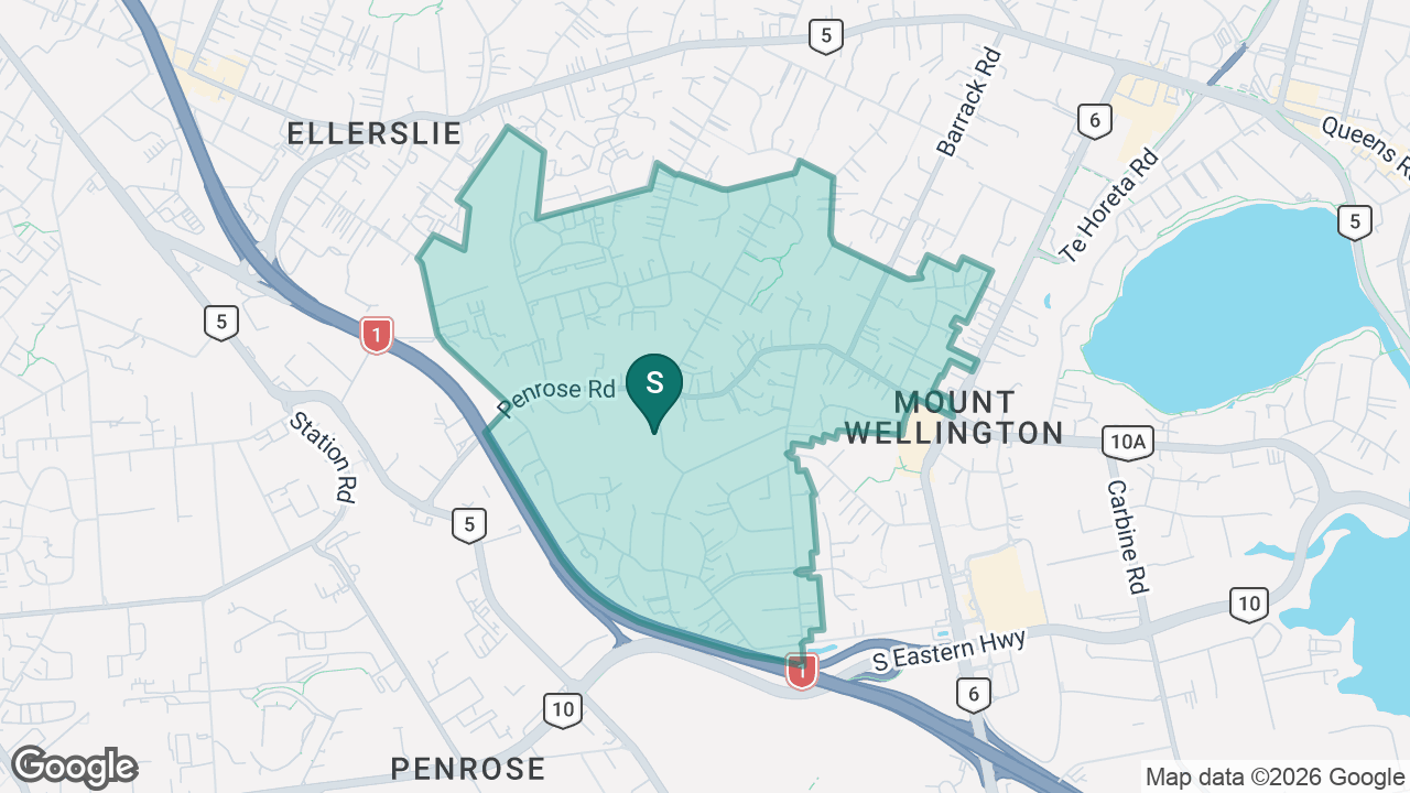 Bailey Road School static school zone map