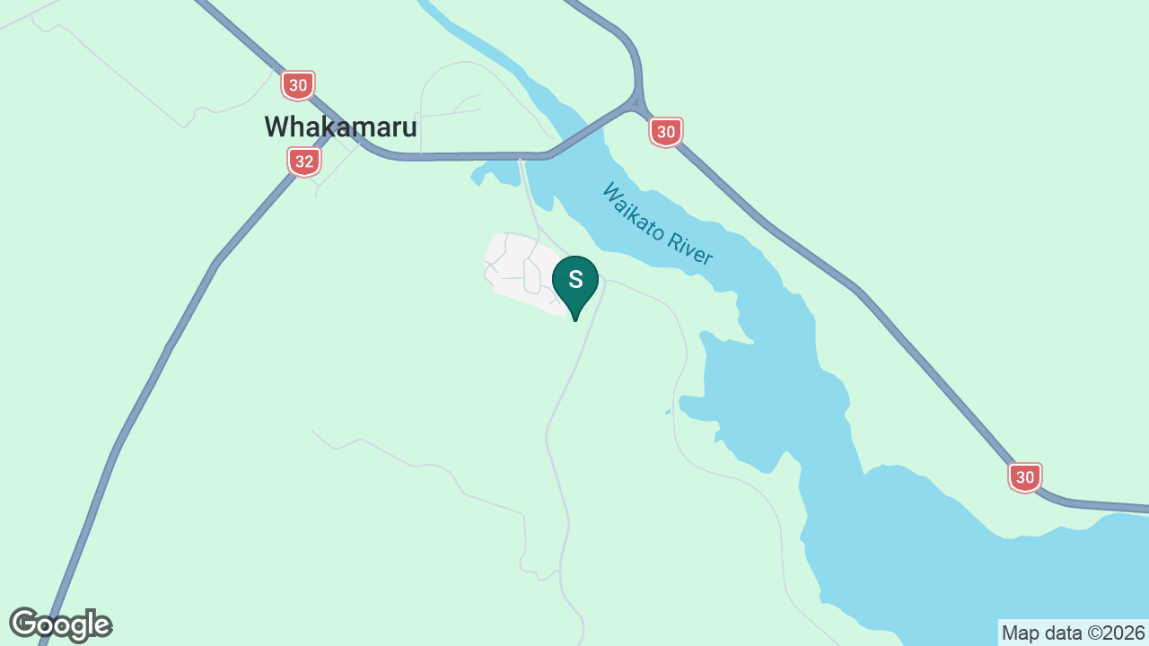Whakamaru School static school zone map