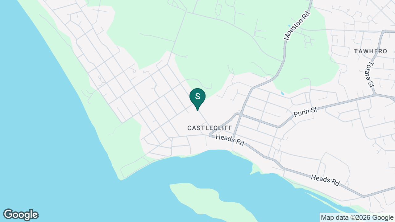 Castlecliff School static school zone map