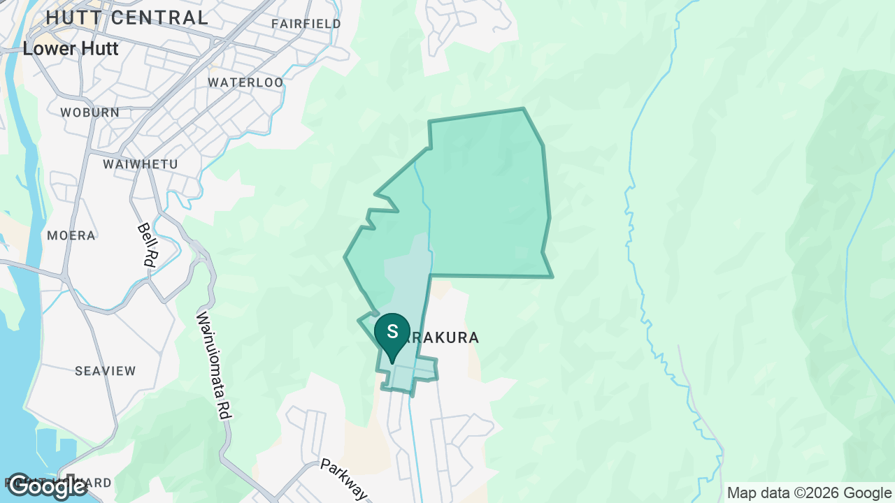 Arakura School static school zone map