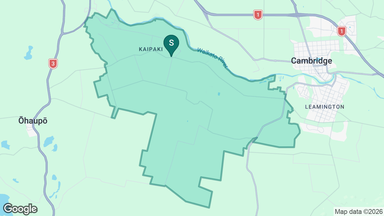 Kaipaki School static school zone map