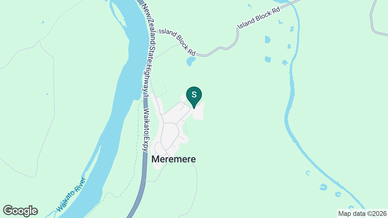 Meremere School static school zone map