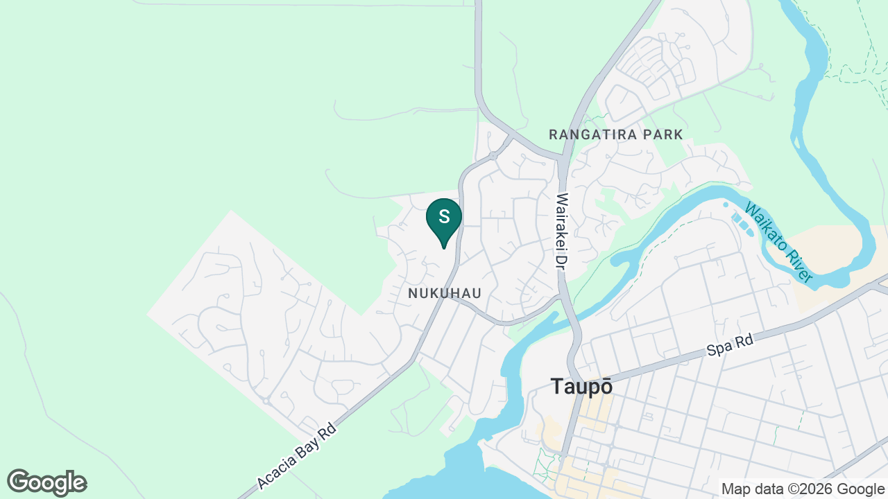 St Patrick's Catholic School (Taupo) static school zone map