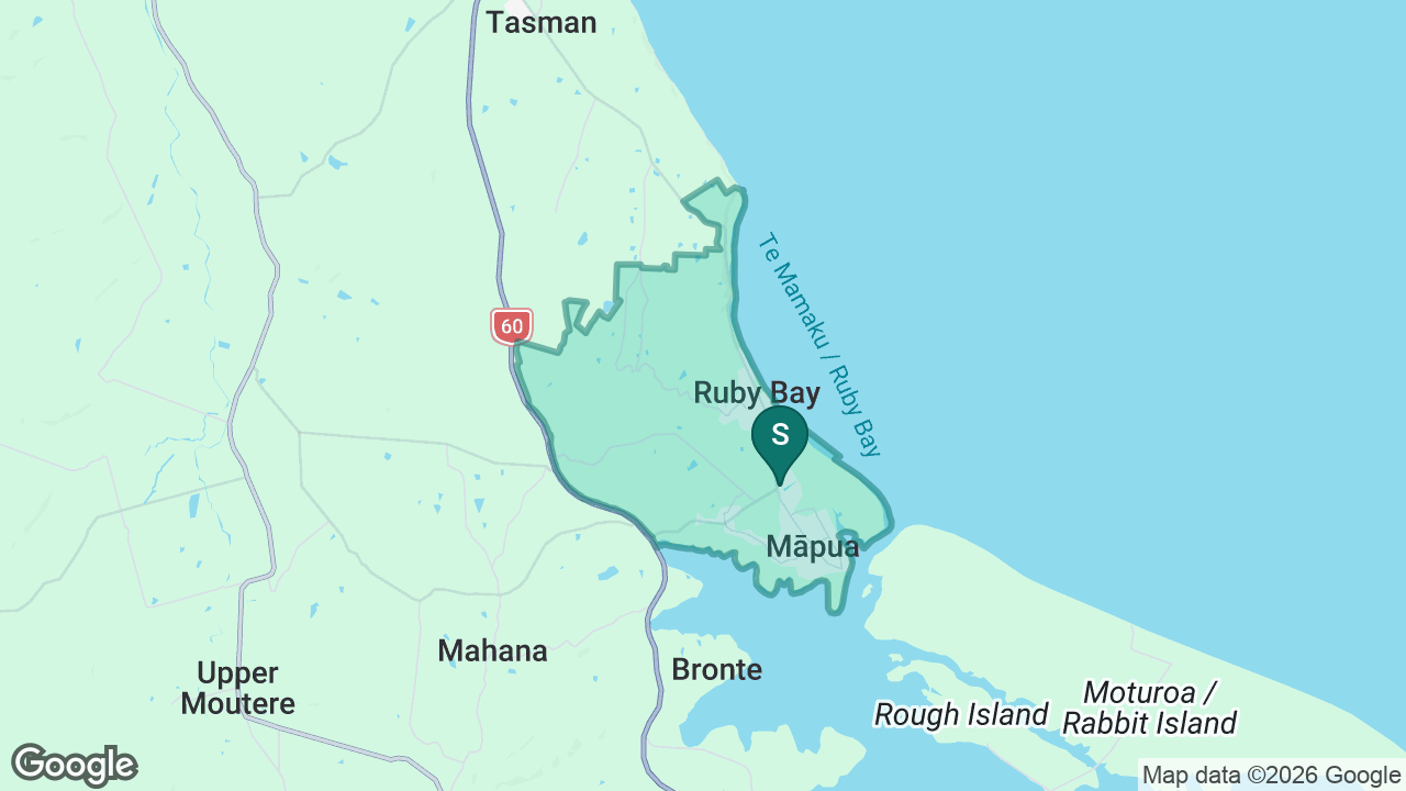 Mapua School static school zone map