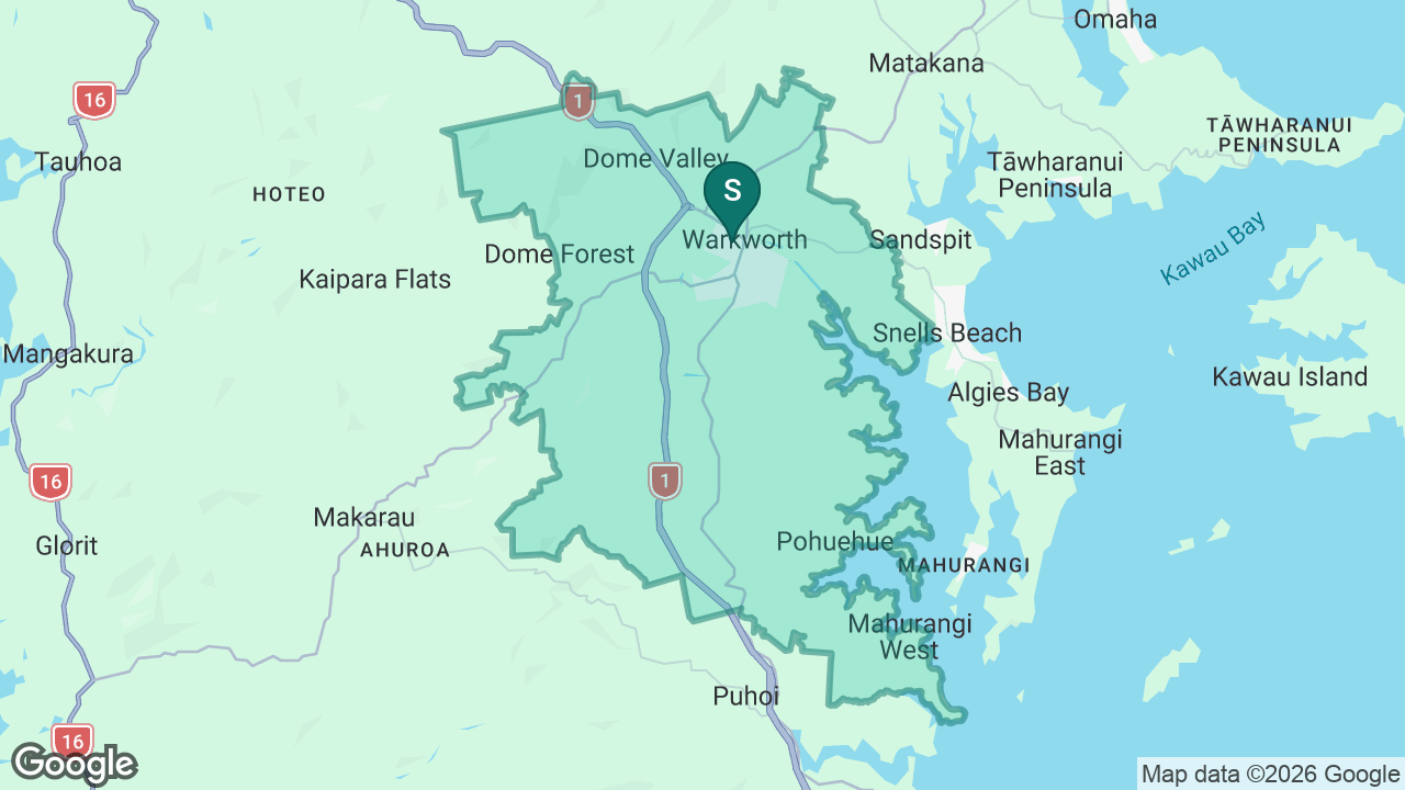 Warkworth School static school zone map
