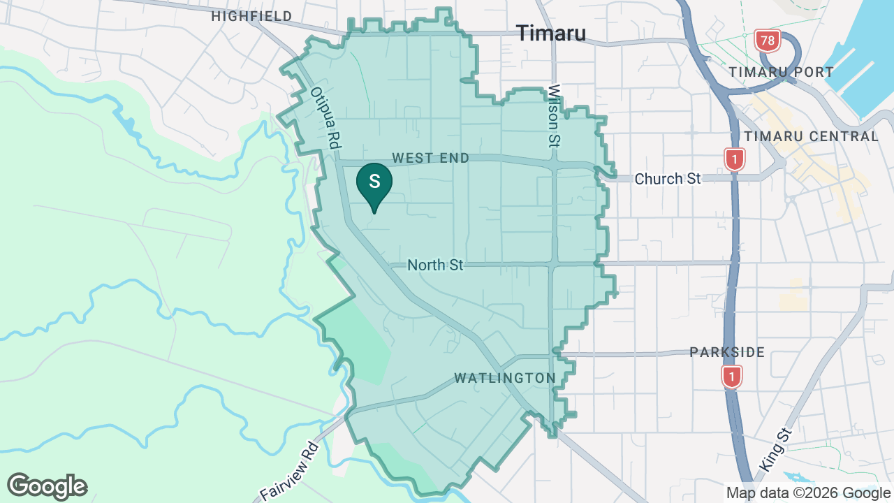 Bluestone School static school zone map