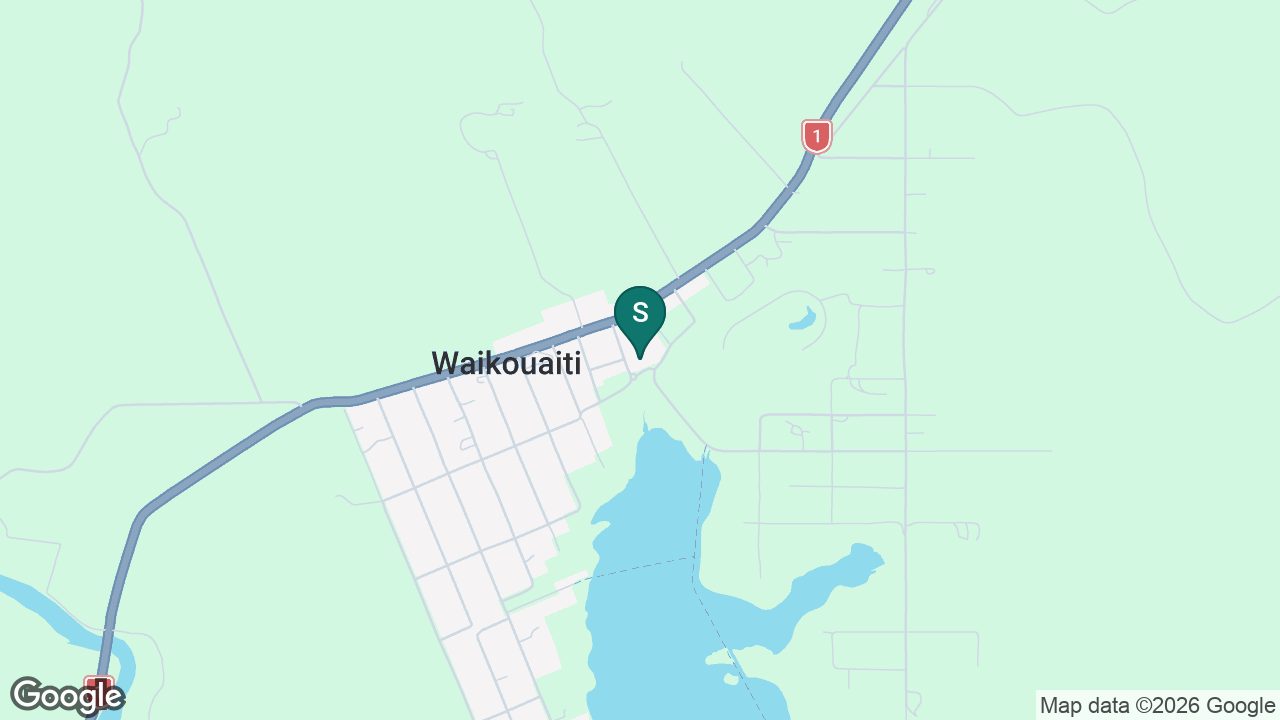 Waikouaiti School static school zone map