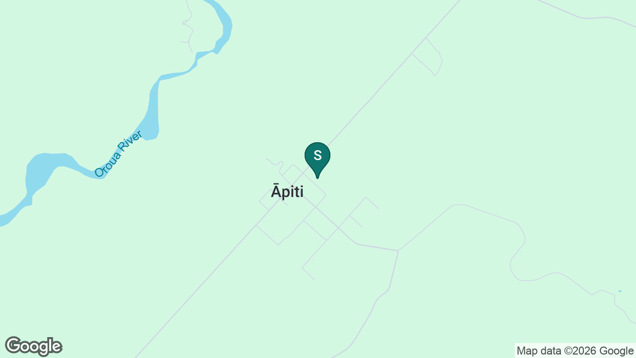 Apiti School static school zone map