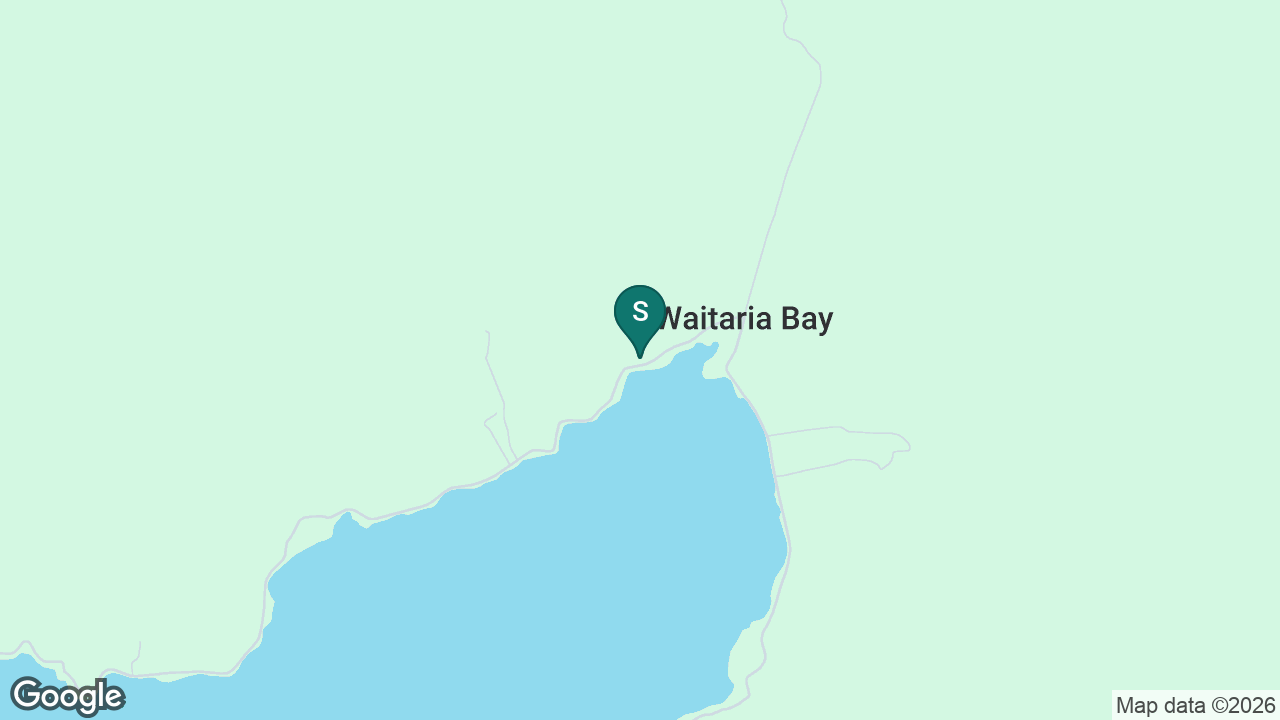 Waitaria Bay School static school zone map