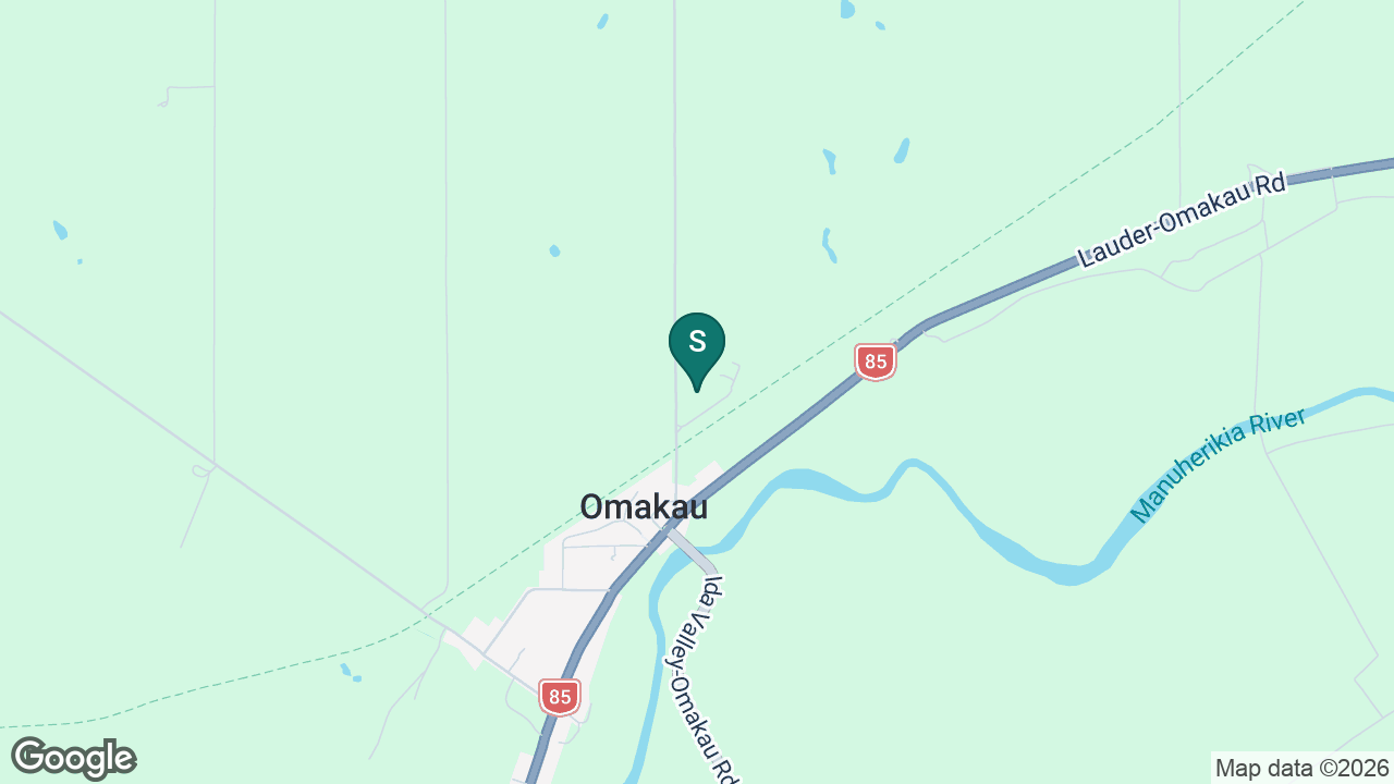 Omakau School static school zone map