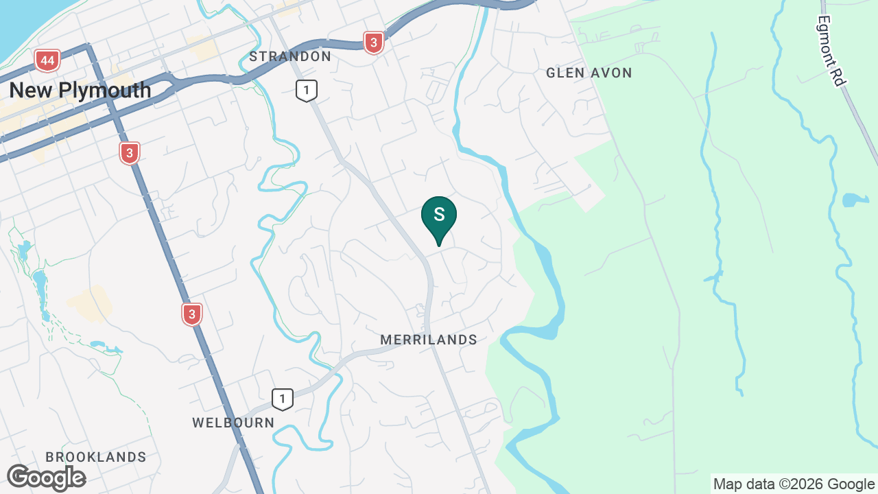 Merrilands School static school zone map