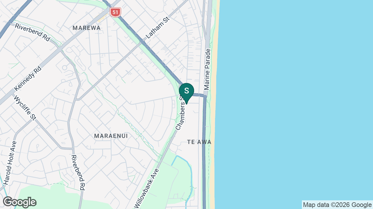 Napier Community High School static school zone map