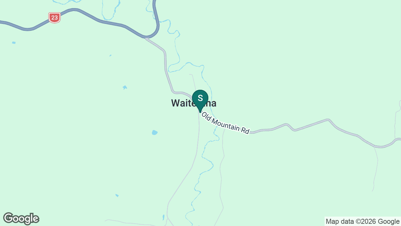 Waitetuna School static school zone map