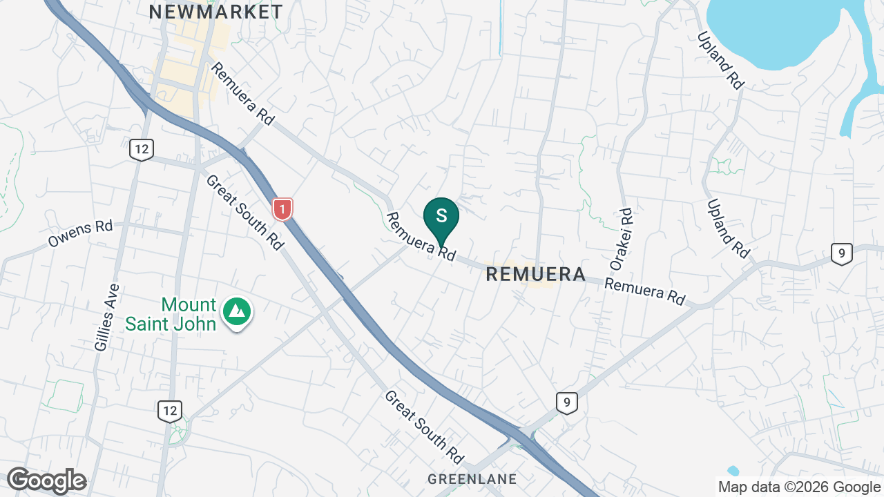 King's School (Remuera) static school zone map