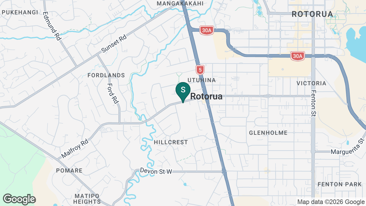 Malfroy School static school zone map