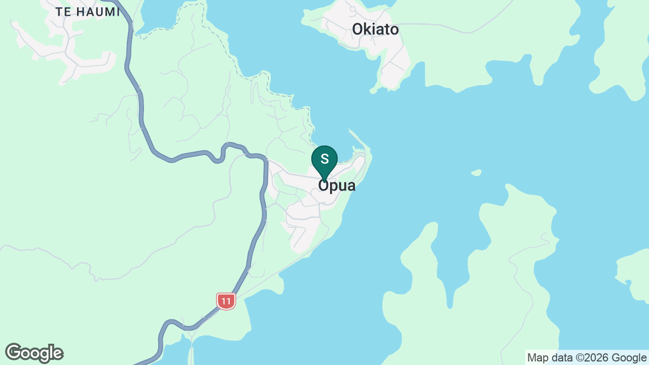Opua School static school zone map