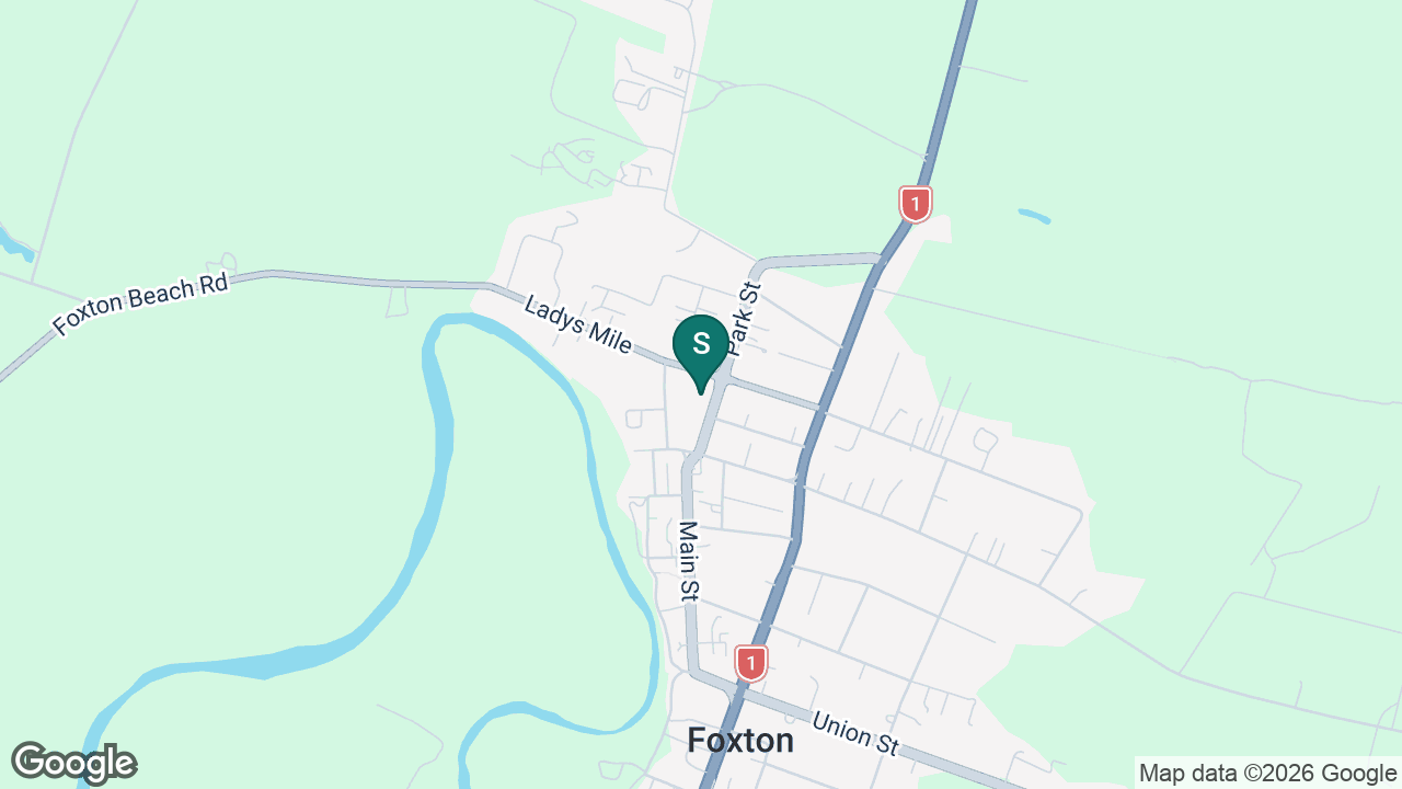 Foxton School static school zone map
