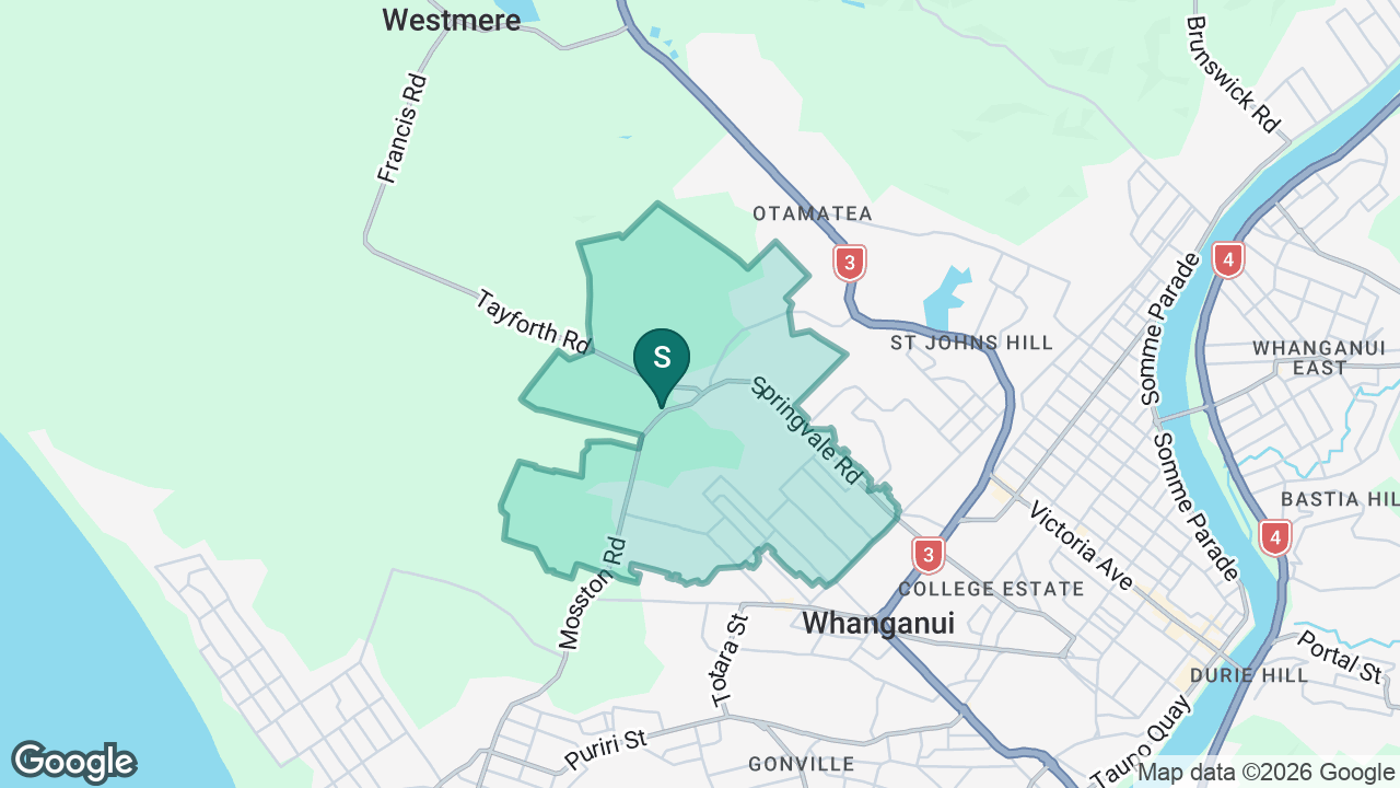 Mosston School static school zone map