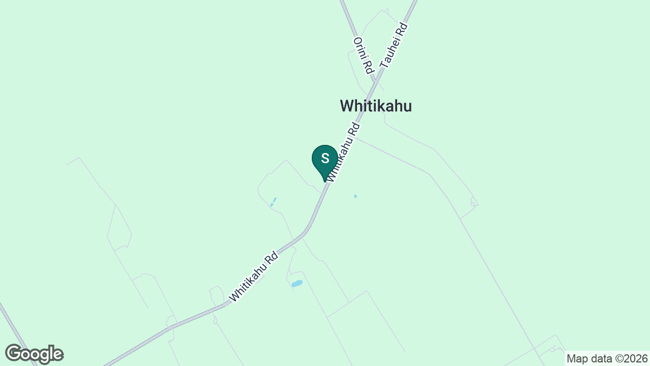 Whitikahu School static school zone map