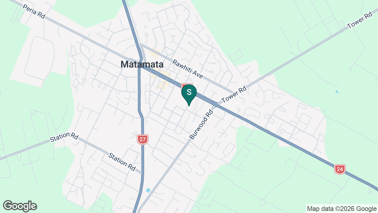 St Joseph's Catholic School (Matamata) static school zone map