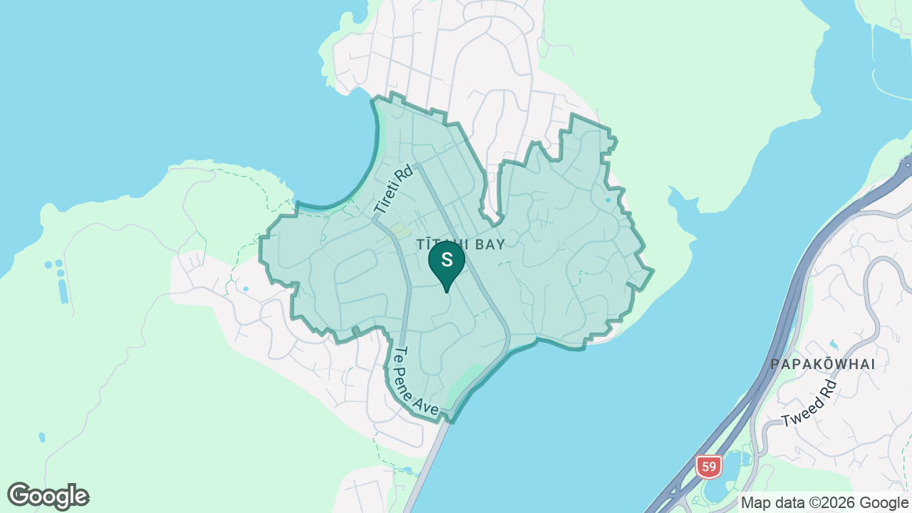 Titahi Bay School static school zone map