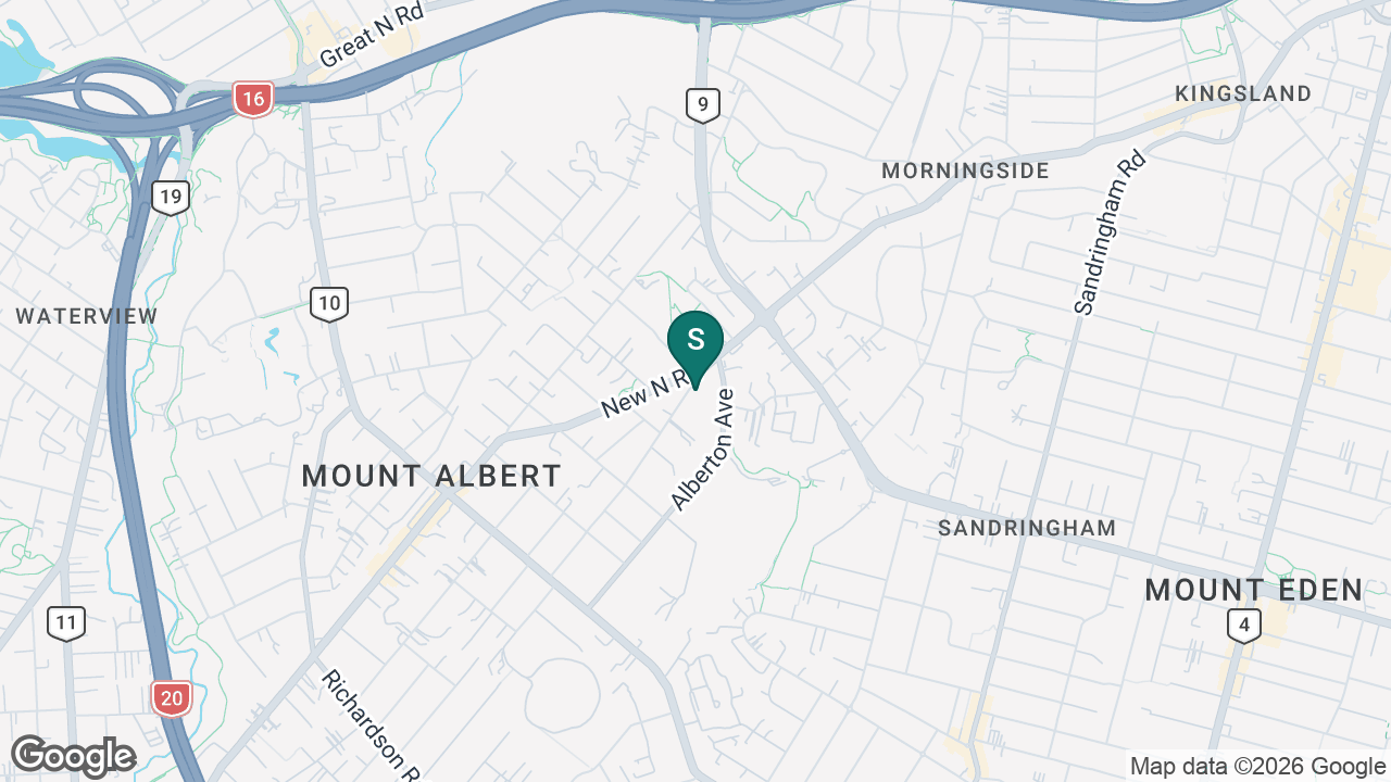 Marist School (Mt Albert) static school zone map