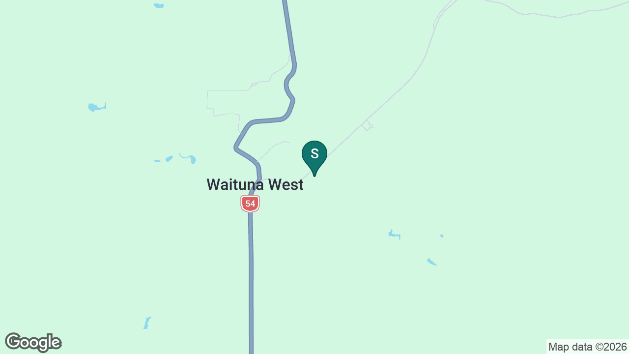 Waituna West School static school zone map