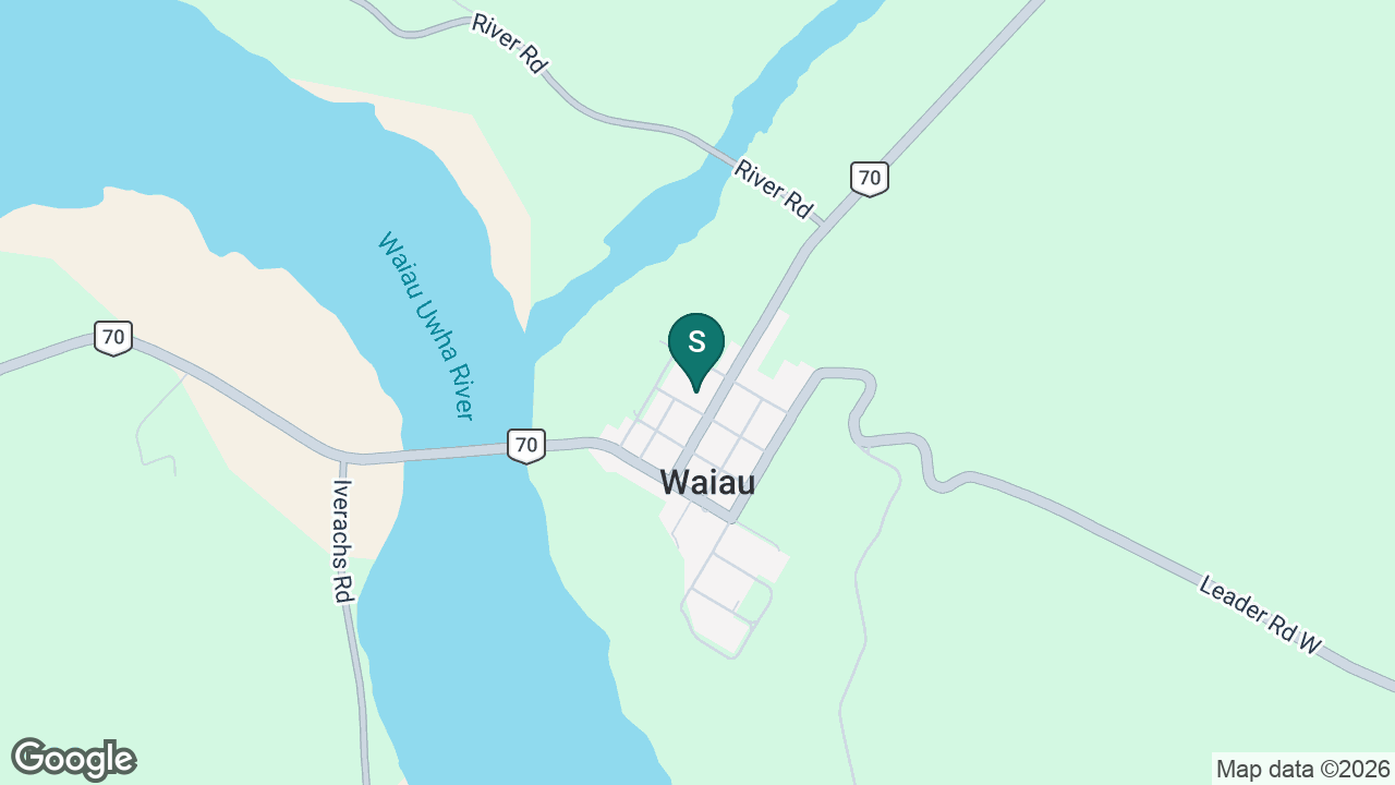 Waiau School static school zone map
