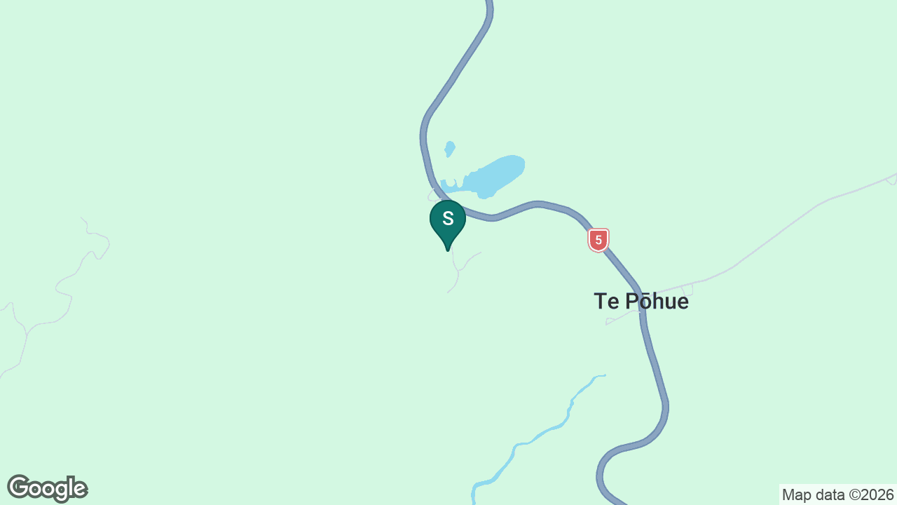 Te Pohue School static school zone map