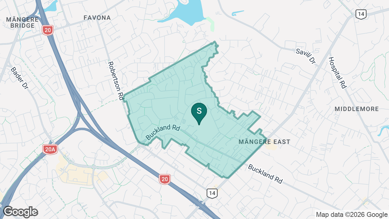 Southern Cross Campus static school zone map