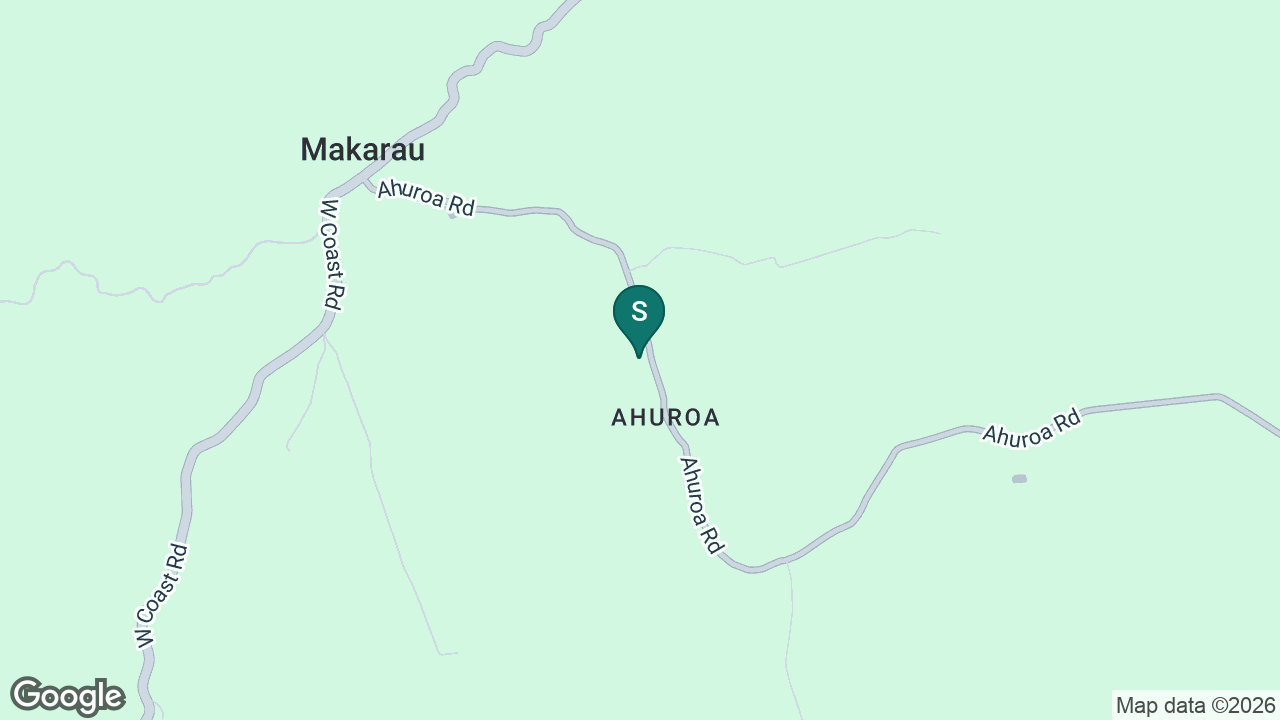 Ahuroa School static school zone map